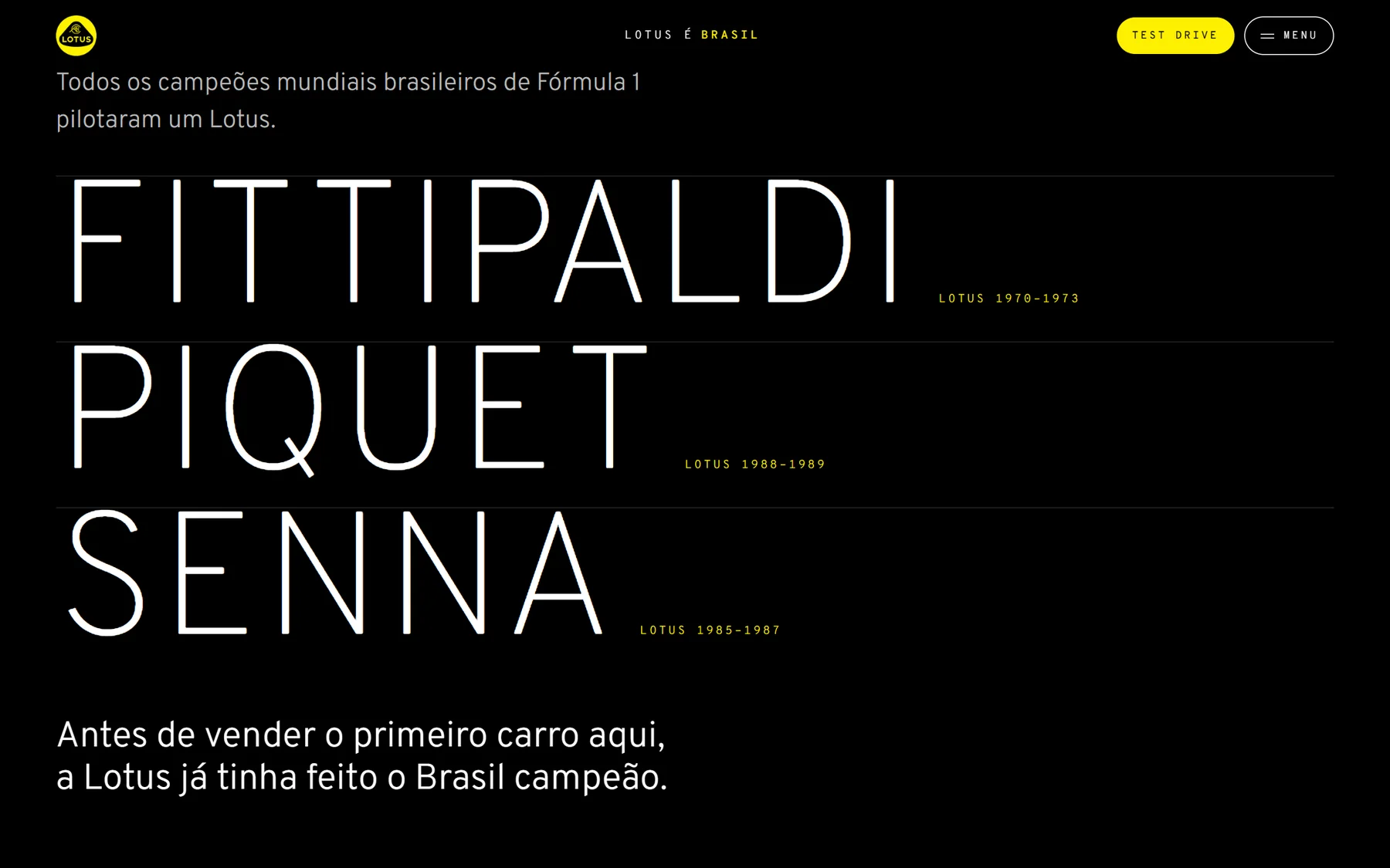 Fittipaldi, Piquet e Senna